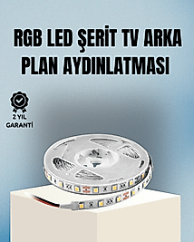 Müzikle Senkronize LED Şerit TV Aydınlatma