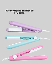 2’si 1 Arada Saç Düzleştirici ve Bukle Maşası – Düz ve Kıvırcık Saçlara Uygun Çok Yönlü Kullanım