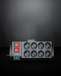 Akım Korumalı 8 Priz 3 USB Uzatma Kablosu 2 Metre UCZZZ8LİPRİZ-2