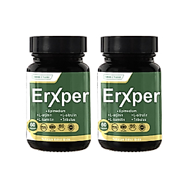 ERXPER 60 KAPSÜL 2 ADET –L-KARNİTİN,L-ARJİNİN, EPİMEDİYUM& TRİBULUSİÇERİKLİ ERKEKÜREME SAĞLIĞI& SPERMKALİTE TAKVİYESİ