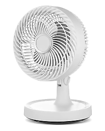 Sessiz Çalışan Mini Masaüstü Fan 2 Kademeli Otomatik Salınımlı