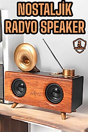 Çalar Radyo Müzik Kutusu Nostaljik Hoparlör UUCZB6SPEAKER2-1