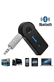 Yeni Nesil Bluetooth Aux Araç Kiti Siyah TV Tablet Telefon Araç Araba