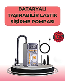 Çok Fonksiyonlu Araç, Bisiklet, Top Uyumlu Elektrikli Hava Pompası