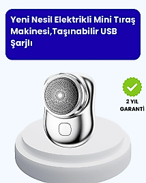 Cep Tipi Elektrikli Tıraş Makinesi – Güçlü, Sessiz, Su Geçirmez ve Ultra Taşınabilir