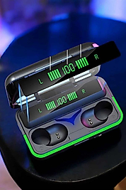 Powerbank Özellikli Kablosuz Bluetooth Kulaklık RGB Işıklı