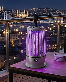 Elektrikli Sivrisinek Öldürücü Lamba UV Işıklı Sessiz Çalışma Geniş Etki Alanı
