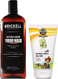BRİCKELL SAÇINIZ VE SAKALINIZDAKİ BEYAZLARINIZA KARŞI ŞAMPUAN + İBN-İ SİNA KUYRUK YAĞ & BAL ÖZÜ KREM