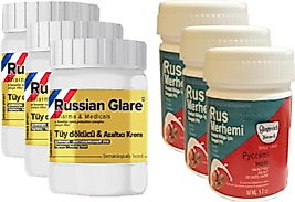 OLEGOVİCH MEDİCİNE TÜY DÖKÜCÜ AZALTICI MERHEM 50 ML 3 ADET + GENİTAL BÖLGE MERHEMİ 50 ML 3 ADET