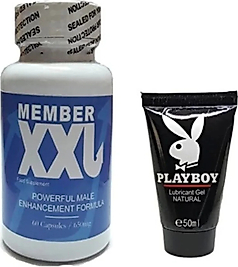 HİNTOHU MEMBER XXL ERKEKLERE ÖZEL 60LI PLAYBOY 50 ML JEL