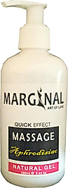Marginal Afro Dizyak Naturel Masaj Jeli 250ML / Marginal Aphrodisiac Natural Massage Gel 250ML