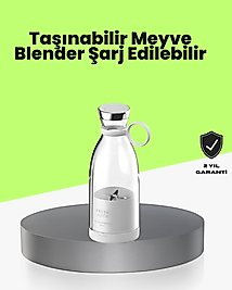 4 Bıçaklı Gıda Sınıfı Paslanmaz Çelik Taşınabilir Blender