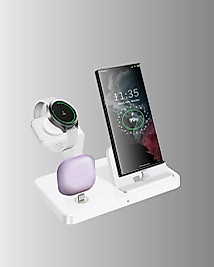 Kablosuz Şarj İstasyonu 4’ü 1 Arada iPhone Watch ve AirPods Uyumlu