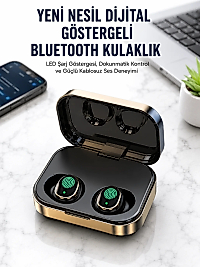 2025 Model Bluetooth Kulaklık Telefon Şarj Edebilen Çağrı Cevaplama Dijital Göstergeli