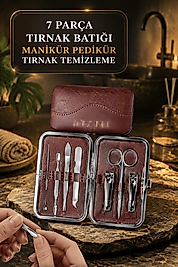 Tırnak Batığı Temizliği ve Günlük Bakım İçin 7 Parça Profesyonel Set