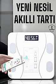 Tartı Baskül Dijital Elektronik Tartı Vücut Analiz Wifi Akıllı Yağ Ölçer
