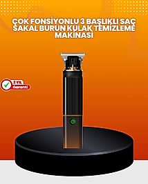 Erkekler İçin 3 in 1 Şarjlı Bakım Seti – 7300 RPM Güçlü Motor ve Sessiz Çalışma