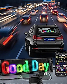 RGB LED Yazı Paneli Telefon Kontrollü Kayan Yazı Animasyonlu Ekran