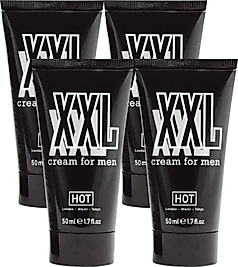 HOTXXL CREAM MEN HARDENER D.LAY ENLRGR 4LÜ ADET X 50 ML ERKEKLERE ÖZEL KREM
