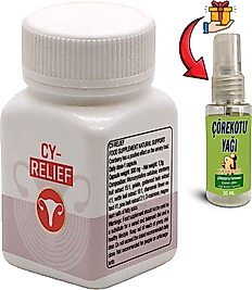 CY-RELİEF: 1 ADET AMERİKAN KIZILCIĞI EBEGÜMECİ ADAÇAYI C VİTAMİNİ ESKTARLARIYLA ERKEĞE ÖZEL DESTEKLEME + 30 ML ÇÖREK OTU MASAJ YAĞI