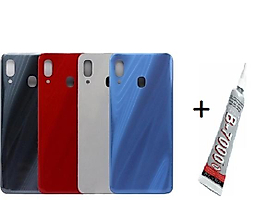 SAMSUNG A30S Arka Batarya Pil Kapağı SİYAH (B7000