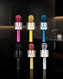 Kablosuz Karaoke Mikrofon USB ve AUX Girişli UCZKARAOKEMİKROFON2
