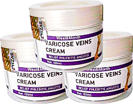 VARİCOSE VEİN DEFENSE CREAM 100 ML WEST MONTH BACAK KREMİ 3 ADET