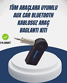 Bluetooth Destekli AUX Müzik ve Konuşma Cihazı