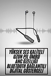 Bluetooth Kulaklık ANC Özellikli 100Saat Süreli UCZZZ60SAATKULAKLIKKK1