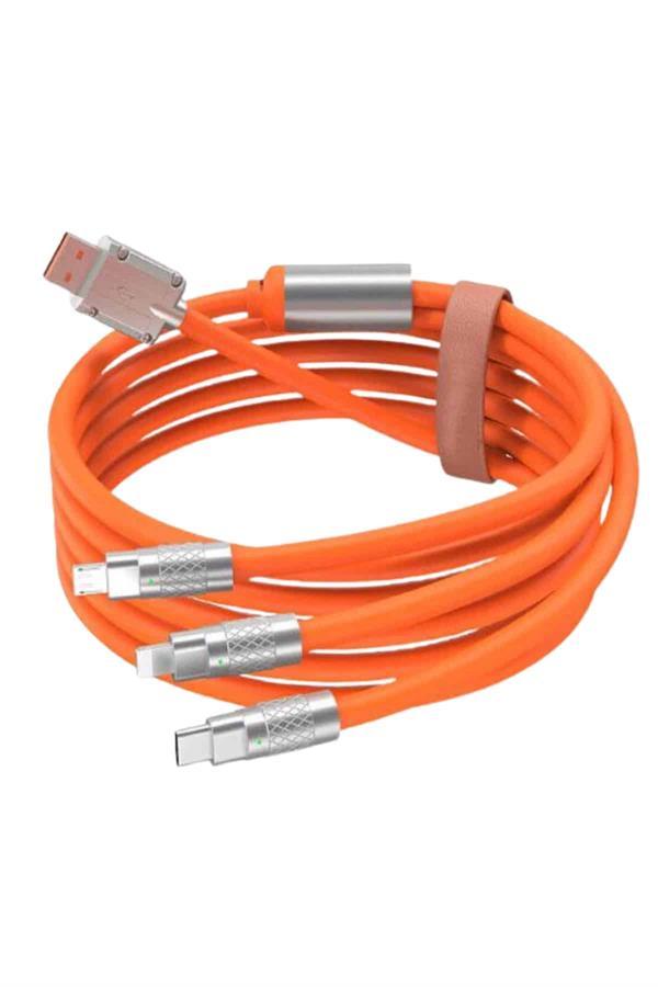 USB Type-C 120W Hızlı Şarj Kablosu 180 Derece Döner Model