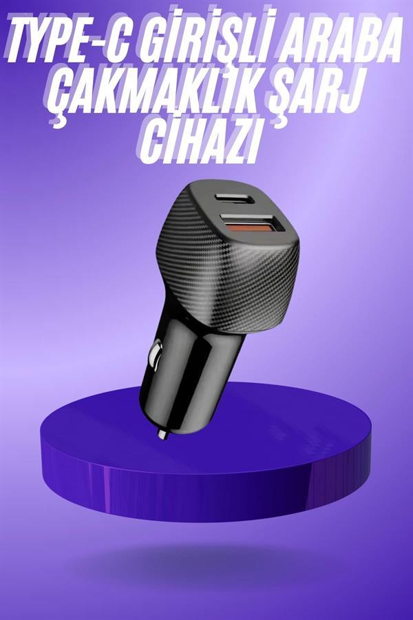 38W USB Type-C Girişli Araç Şarj Cihazı UUCZZZPG38ŞARJCİHAZIIIIIII6