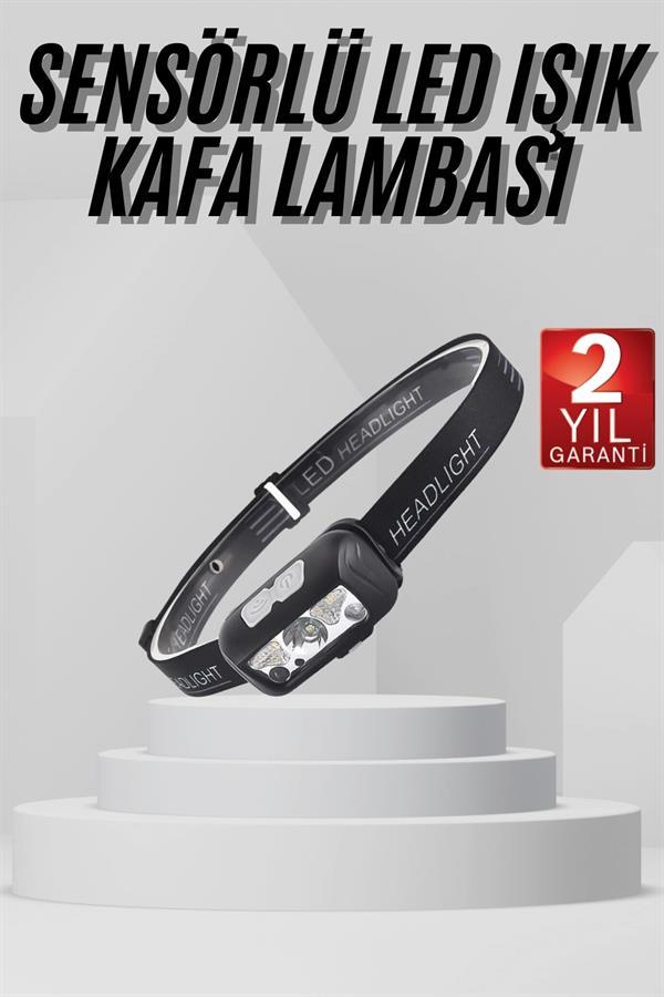 Kafa Lambası Şarjlı Type-C Işıklı Sensörlü UUCZZZHS43LAMBAAAAA1