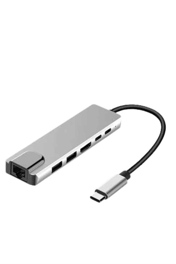 USB Type-C 8 Girişli Hub Dönüştürücü UUCZMACBOOKÇEVİRİCİ1