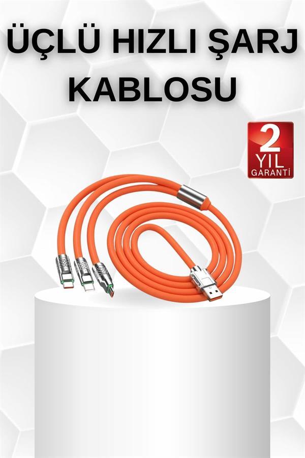 180 Derece Dönen Type-C Şarj Kablosu UUCZS219KABLO1